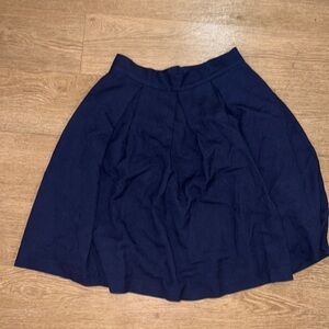 Banner Barrett navy blue a-line skirt